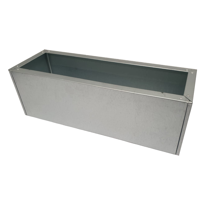 Rectangular Trough Planter-Planter-50x75x50cm-Galvanised - No Paint-GGS00009-Galvanised Garden Supplies