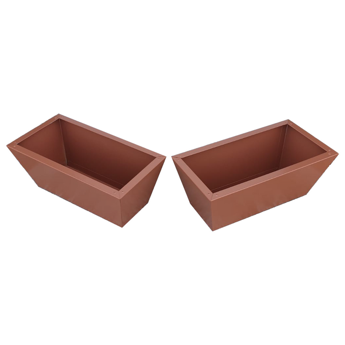 Window Box Planter-Planter-25x50 - 15x40 x 20cm-Galvanised - No Paint-GGS00021-Galvanised Garden Supplies
