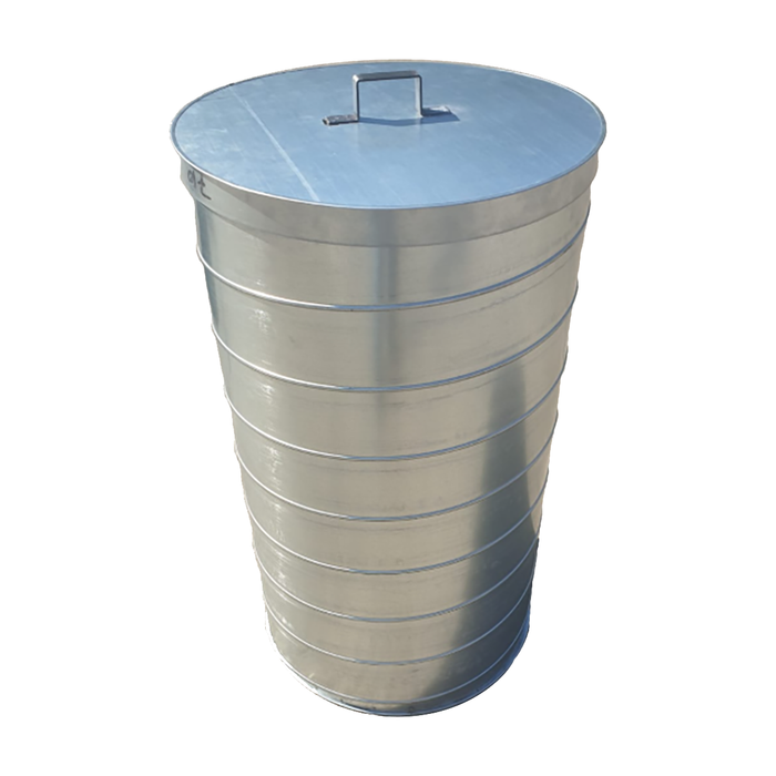 Galvanised Bin-Bin-100x56cm-Galvanised - No Paint-GGSB-Galvanised Garden Supplies